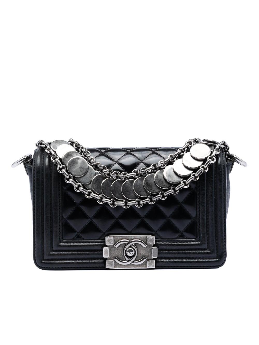Chanel Medallion Boy Flap Bag Quilted #376878C35B
